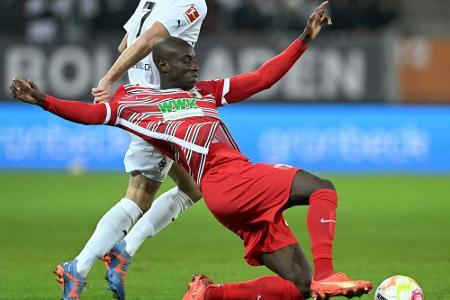 Augsburger Yeboah fällt länger aus Augsburger Yeboah fällt länger aus