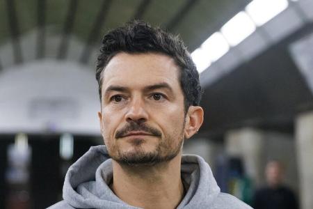 Orlando Bloom trifft in Kiew Wolodymyr Selenskyj Orlando Bloom trifft in Kiew Wolodymyr Selenskyj