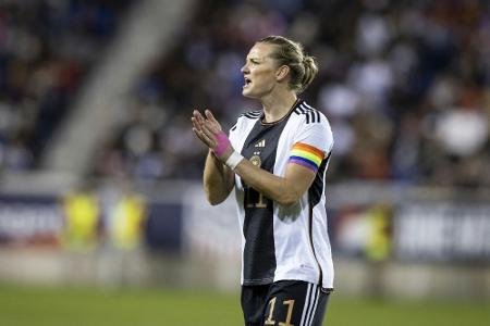 DFB-Frauen weiter mit Regenbogen - FIFA-Kapitänsbinde bei WM DFB-Frauen weiter mit Regenbogen - FIFA-Kapitänsbinde bei WM