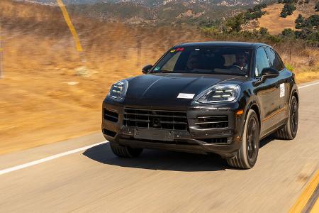 Porsche Cayenne 2023 Abnahmefahrt