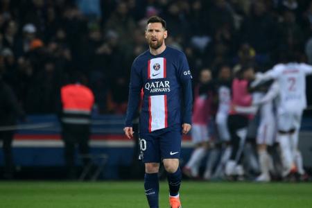 Erneute Heimpleite für PSG - Pfiffe gegen Messi Erneute Heimpleite für PSG - Pfiffe gegen Messi