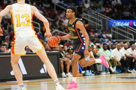 Vor LeBrons Augen: Bronny James verhilft Team USA zum Sieg Vor LeBrons Augen: Bronny James verhilft Team USA zum Sieg