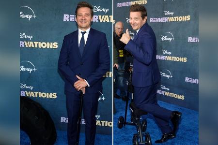 Gänsehaut-Moment: Jeremy Renner ist zurück auf dem roten Teppich Gänsehaut-Moment: Jeremy Renner ist zurück auf dem roten Teppich