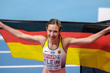 Hallen-Europameisterin Klein ist Hallen-Europameisterin Klein ist