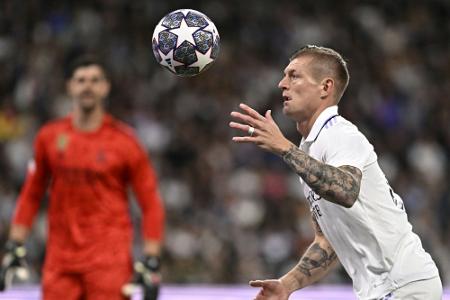 Champions League: Kroos mit Ausgangslage zufrieden Champions League: Kroos mit Ausgangslage zufrieden