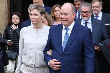 Charlène von Monaco und Fürst Albert II. präsentieren sich als Einheit Charlène von Monaco und Fürst Albert II. präsentieren sich als Einheit