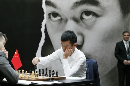 Schach-WM: Ding gleicht aus Schach-WM: Ding gleicht aus
