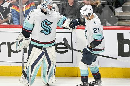 NHL: Grubauer kassiert Ausgleich mit Seattle NHL: Grubauer kassiert Ausgleich mit Seattle