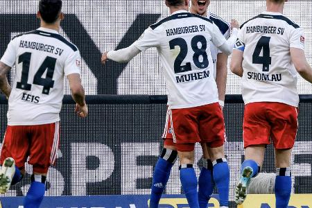 HSV gewinnt wildes Derby - Darmstadt auf Aufstiegskurs HSV gewinnt wildes Derby - Darmstadt auf Aufstiegskurs