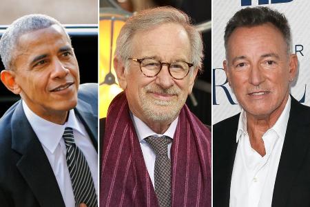 Obama, Spielberg und Springsteen dinieren gemeinsam in Barcelona Obama, Spielberg und Springsteen dinieren gemeinsam in Barcelona