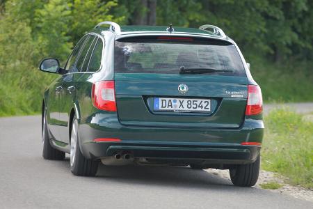 Skoda Superb Combi, Heckansicht