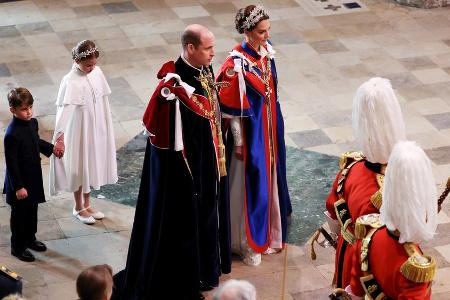 Krönung von Charles III.: Kate und William mit königlichem Auftritt Krönung von Charles III.: Kate und William mit königlichem Auftritt
