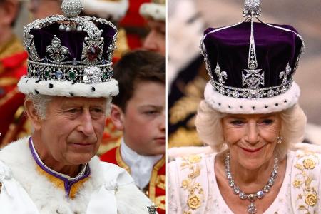 Feierliche Krönung von König Charles - mit einer strahlenden Camilla Feierliche Krönung von König Charles - mit einer strahlenden Camilla