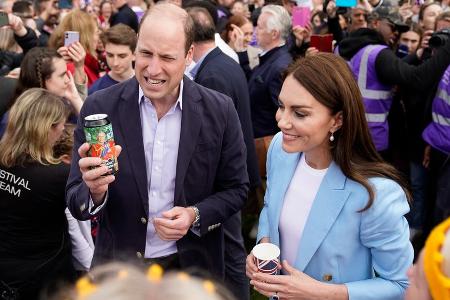 Vor Krönungskonzert: Kate und William besuchen Straßenfest in Windsor Vor Krönungskonzert: Kate und William besuchen Straßenfest in Windsor