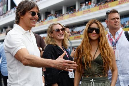 Tom Cruise und Shakira beim Formel-1-Grand-Prix in Miami Tom Cruise und Shakira beim Formel-1-Grand-Prix in Miami