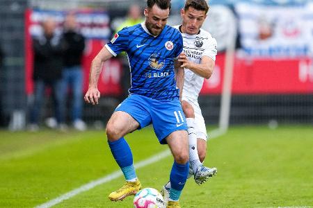 Rostock nah am Klassenerhalt - Sandhausens Chancen schwinden Rostock nah am Klassenerhalt - Sandhausens Chancen schwinden