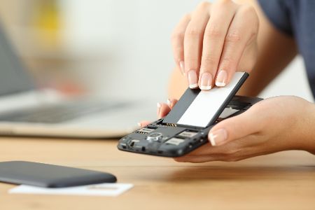 handy akku neu