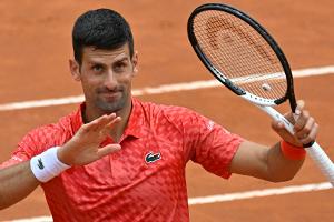 Zum 17. Mal in Folge: Djokovic im Viertelfinale von Rom