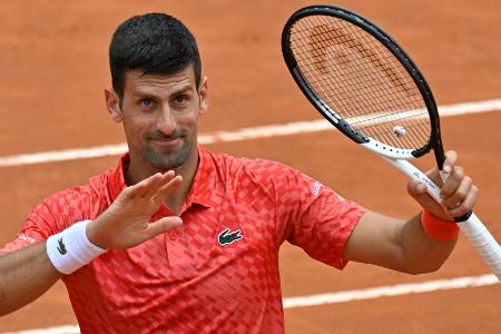Zum 17. Mal in Folge: Djokovic im Viertelfinale von Rom Zum 17. Mal in Folge: Djokovic im Viertelfinale von Rom