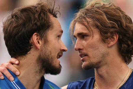 Achtelfinale in Rom: Zverev mit Duell gegen Medwedew Achtelfinale in Rom: Zverev mit Duell gegen Medwedew