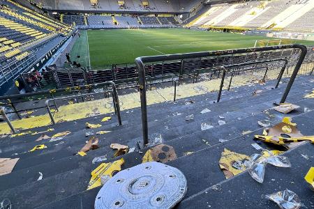 Ruhige Lage in Dortmund nach ausgefallener Meisterfeier Ruhige Lage in Dortmund nach ausgefallener Meisterfeier