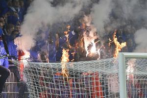 Sachbeschädigung: Hertha will für Schäden aufkommen