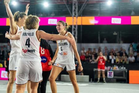 3x3-WM: Basketball-Frauen erreichen K.o.-Runde