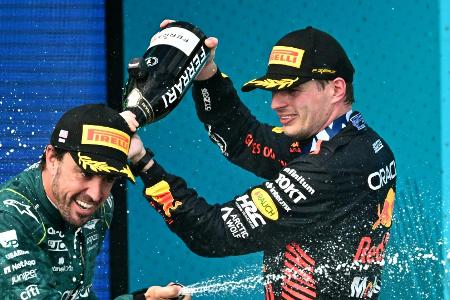 Verstappen huldigt Alonso und Cruyff Verstappen huldigt Alonso und Cruyff