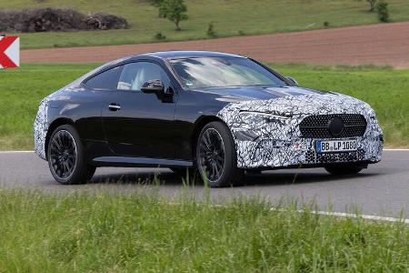 Erlkönig Mitfahrt Mercedes CLE Coupé 2024