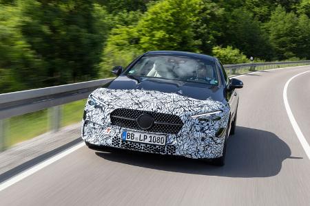 Erlkönig Mitfahrt Mercedes CLE Coupé 2024