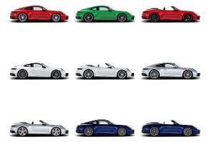 Porsche 911 vorn, aber BMW .....