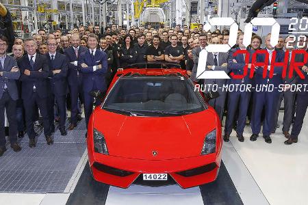 Lamborghini Gallardo 20 Jahre ams Aufmacher