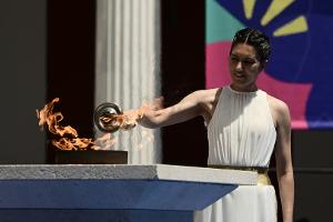 Flamme der Special Olympics in Berlin angekommen