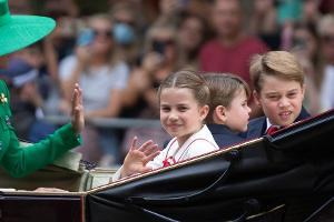 "Trooping the Colour": George, Charlotte und Louis genießen Auftritt