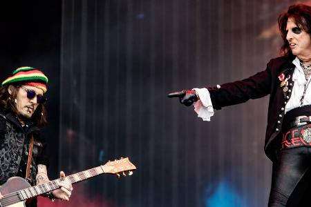 Festival-Auftritt: Johnny Depp und Alice Cooper begeistern ihre Fans Festival-Auftritt: Johnny Depp und Alice Cooper begeistern ihre Fans