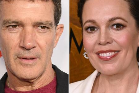 Antonio Banderas und Olivia Colman stoßen zu Antonio Banderas und Olivia Colman stoßen zu
