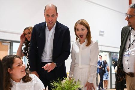 Prinz William macht gemeinsame Sache mit Spice Girl Geri Horner Prinz William macht gemeinsame Sache mit Spice Girl Geri Horner