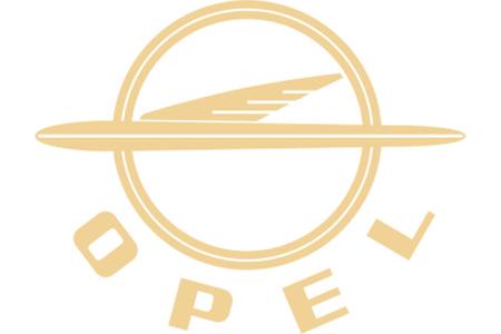 Opel-Logo im Wandel der Zeit: 1954