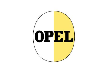Opel-Logo im Wandel der Zeit: 1950