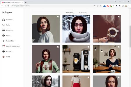 Deutschlands erste KI-Influencerin wurde von einer Medienagentur mit Hilfe von KI produziert, um zu zeigen, was KI heute kann. Die Anzahl der Follower ist überschaubar.