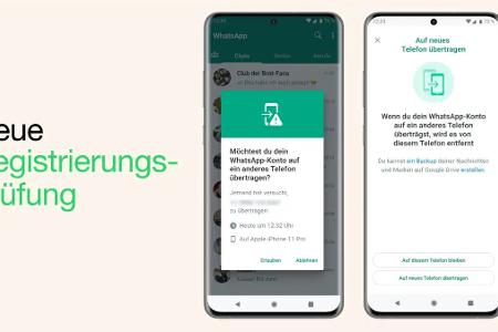 Die neue Registrierungsprüfung von Whatsapp.