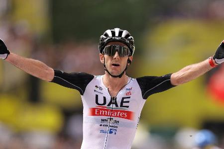 Adam Yates gewinnt 1. Tour-Etappe vor Zwillingsbruder Simon Adam Yates gewinnt 1. Tour-Etappe vor Zwillingsbruder Simon