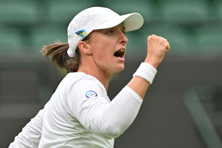 Wimbledon: Swiatek gewinnt Auftaktmatch Wimbledon: Swiatek gewinnt Auftaktmatch