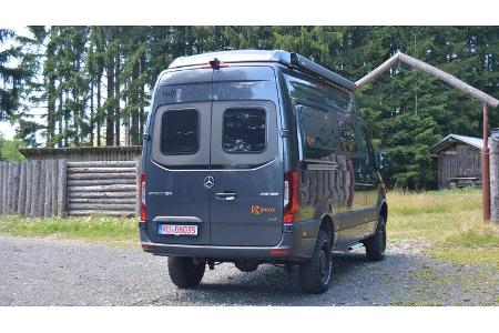 Heck, Sprinter, 4x4-Camper, Wald