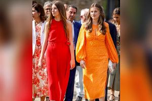 Leonor und Sofía von Spanien: Stilsicherer Auftritt der Prinzessinnen