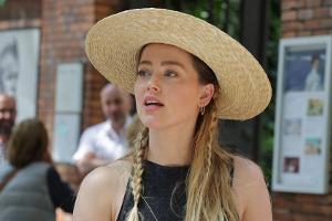 Blickt Amber Heard mit Hoffnung auf die Zukunft?