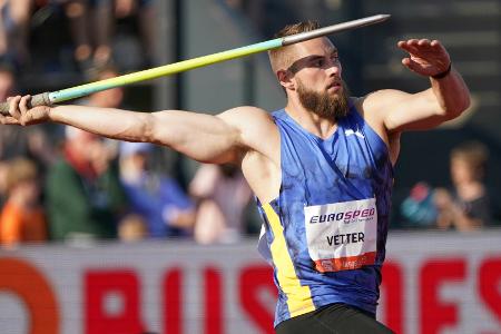 Sport1: Speerwerfer Vetter droht WM-Aus Sport1: Speerwerfer Vetter droht WM-Aus