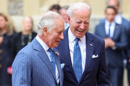 Joe Biden und König Charles: Erstes Treffen seit der Krönung Joe Biden und König Charles: Erstes Treffen seit der Krönung