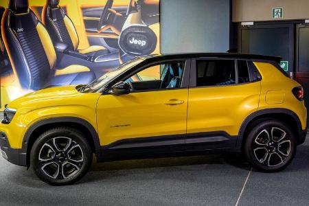 Jeep Avenger Elektro Neuvorstellung Modelljahr 2023