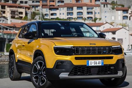 Jeep Avenger Elektro Neuvorstellung Modelljahr 2023